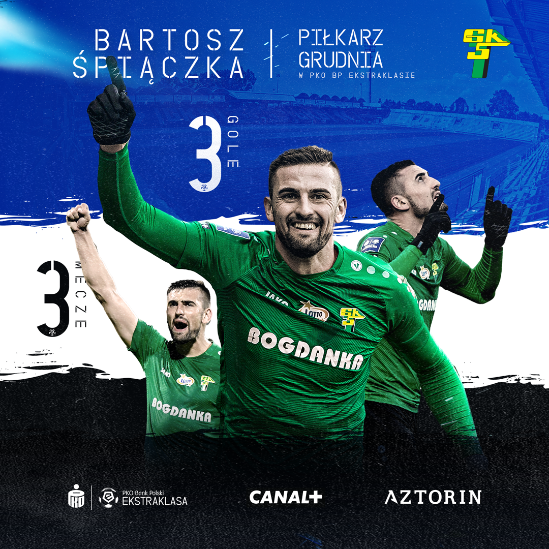 Piłkarz Grudnia 2021: Bartosz Śpiączka (Górnik Łęczna)